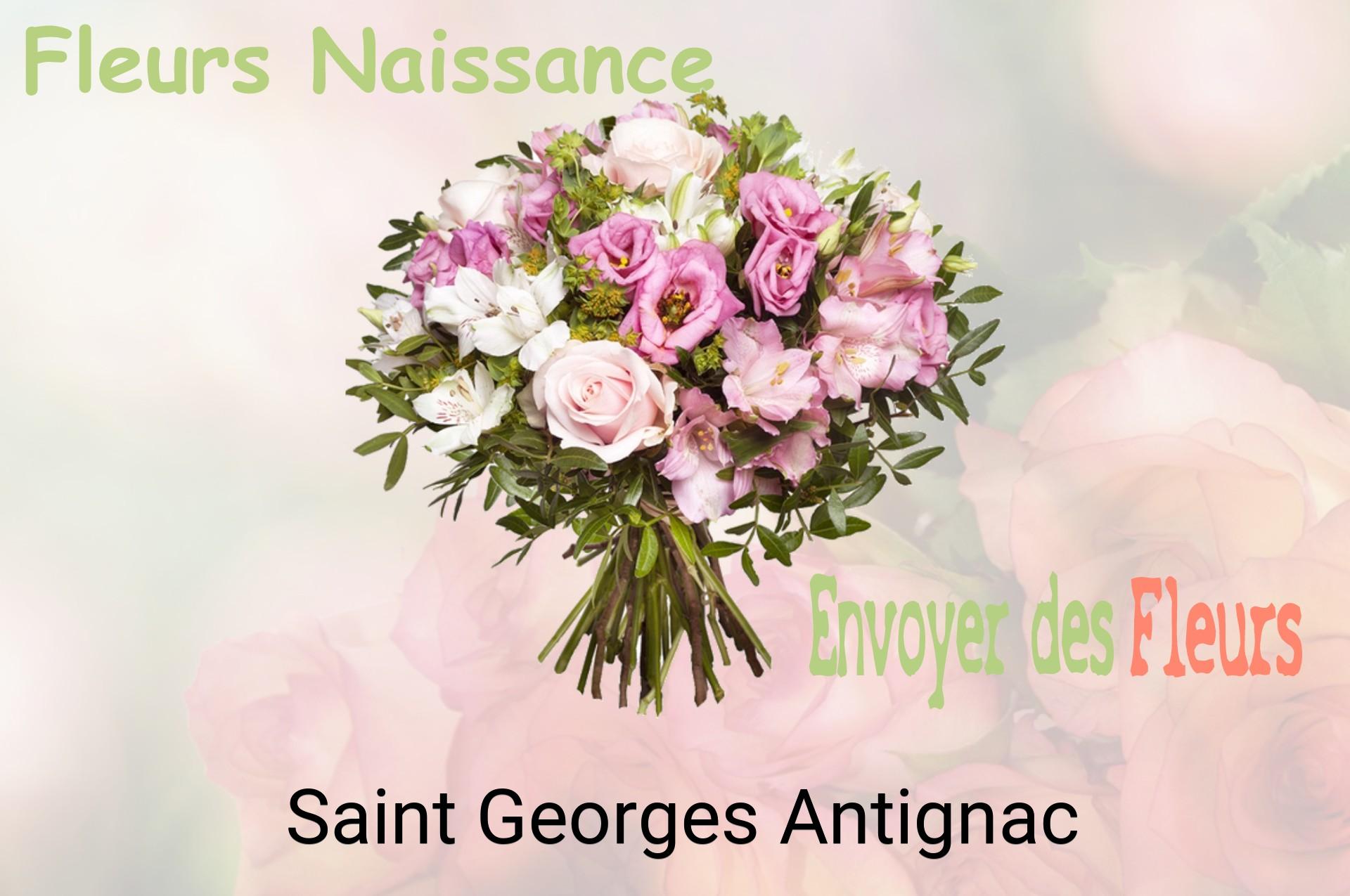 Bouquet de fleurs de naissance livré à Saint-Georges-Antignac
